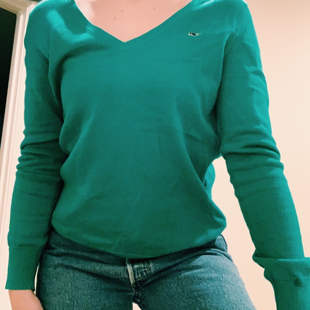 Green Vineyard Vines Sweater